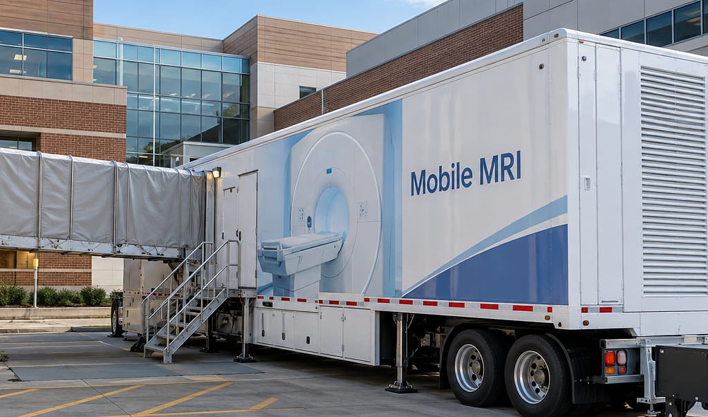 Mobile MRI at Hospital